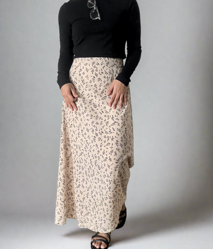 Aubri Maxi Skirt (Cream)