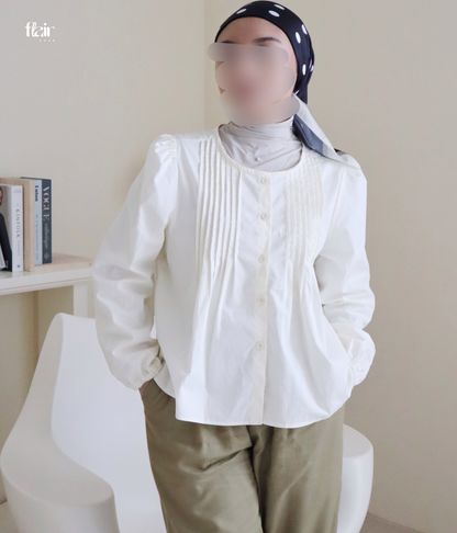 Belle Blouse (Buttermilk)