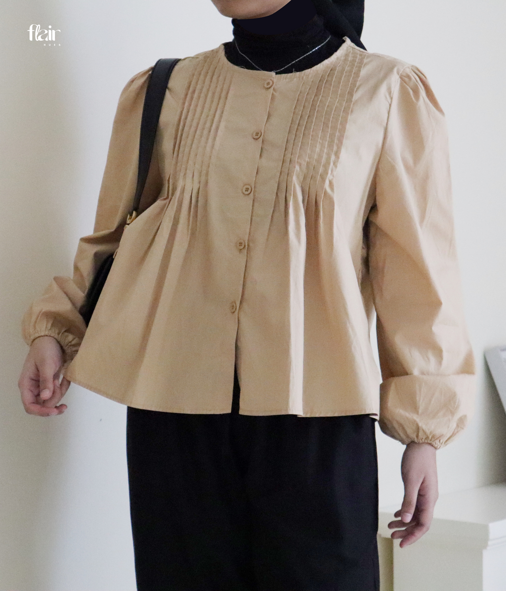 Belle Blouse (Khaki)