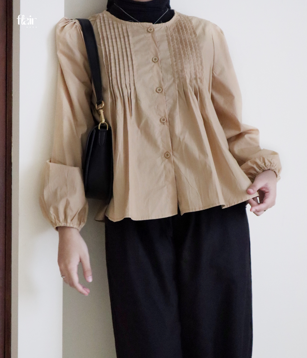 Belle Blouse (Khaki)