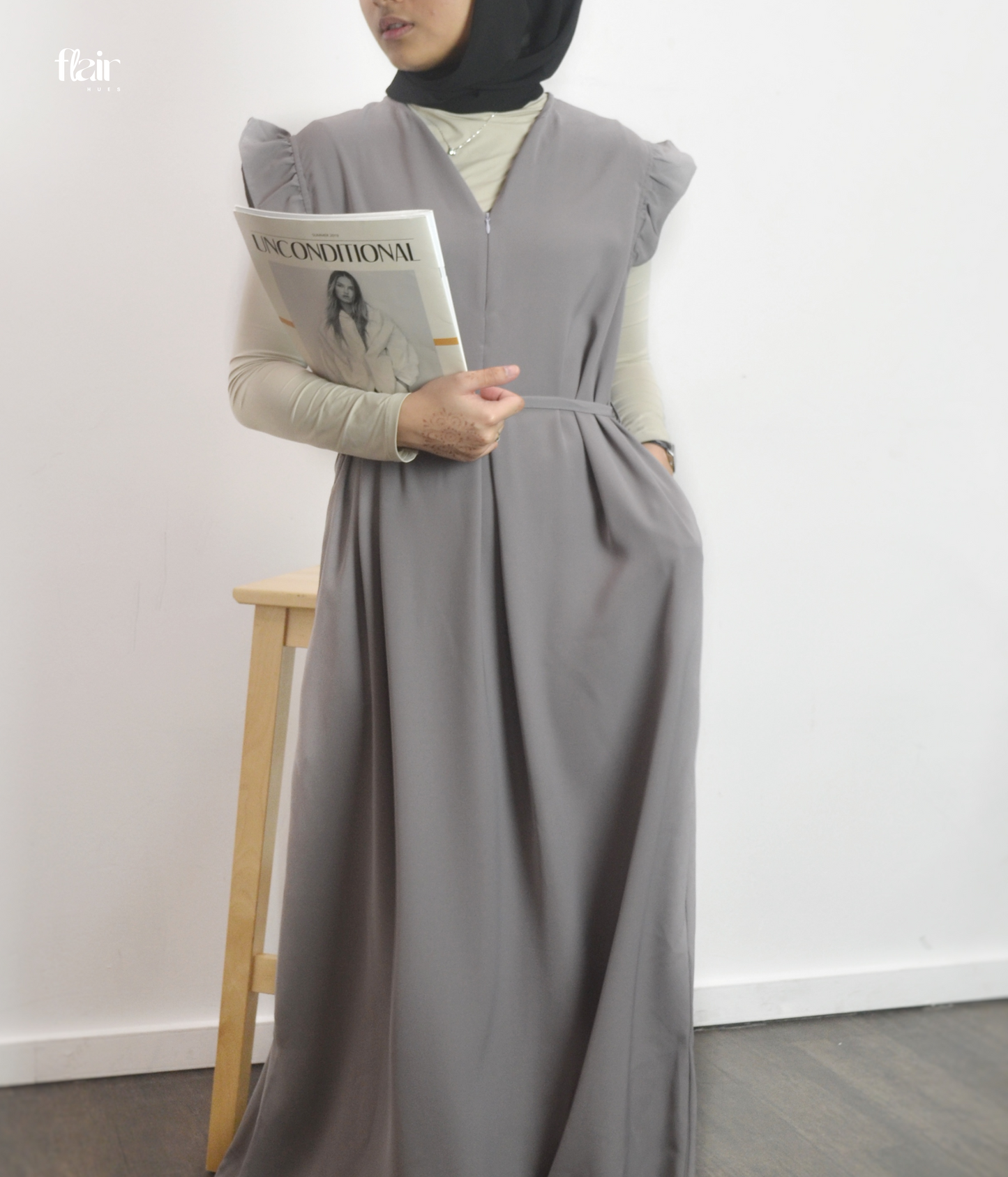 Cecil Dress (Grey)