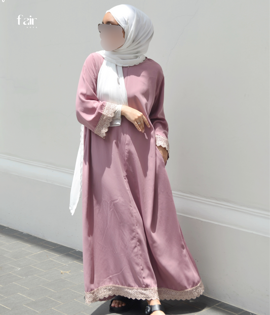 Eliz Jubah Dress (Dusty Rose)