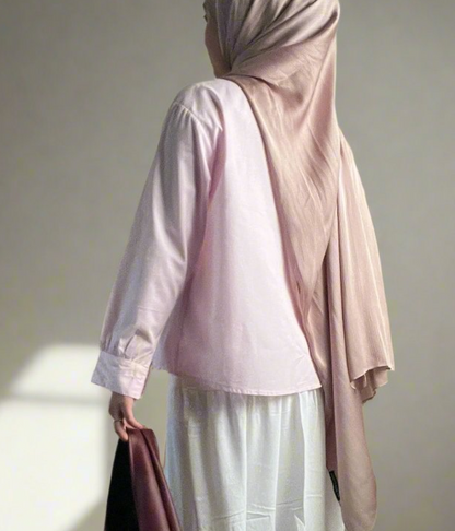 Aulea Blouse in Light Pink