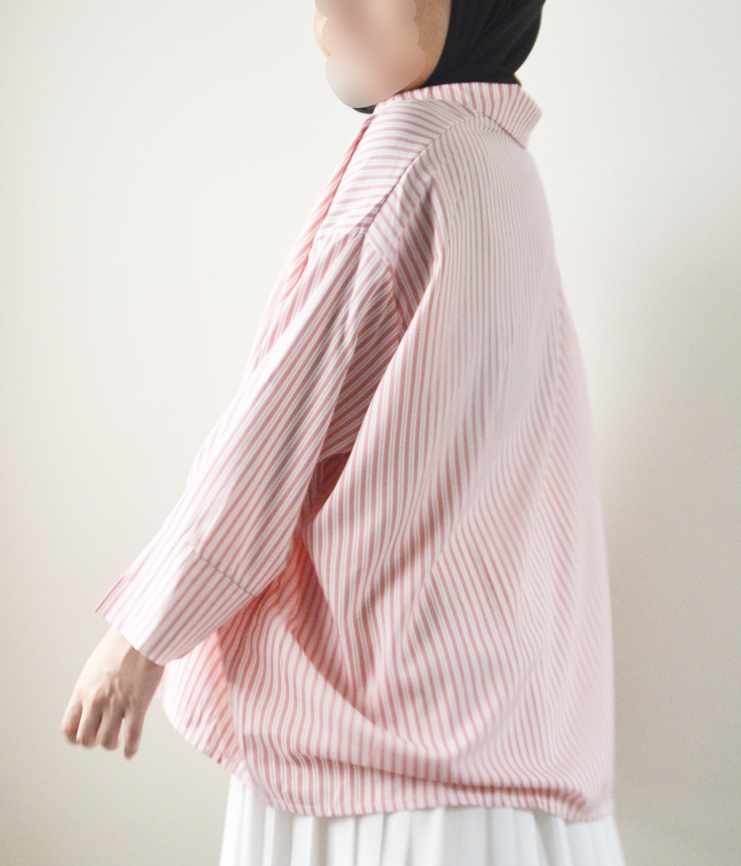 Hari Striped Blouse Pink