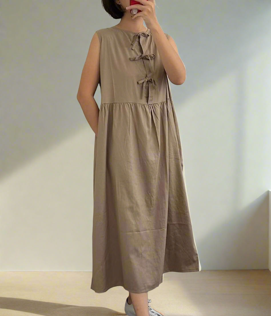 Iman Dress in Dune