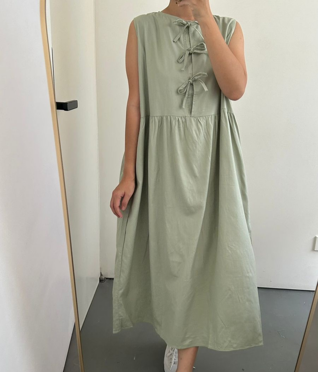 Iman Dress in Mint