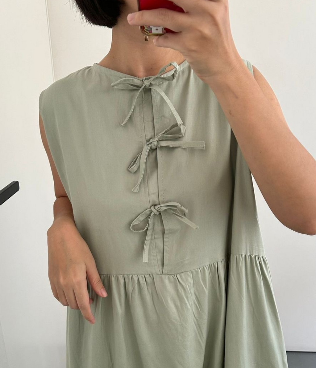 Iman Dress in Mint