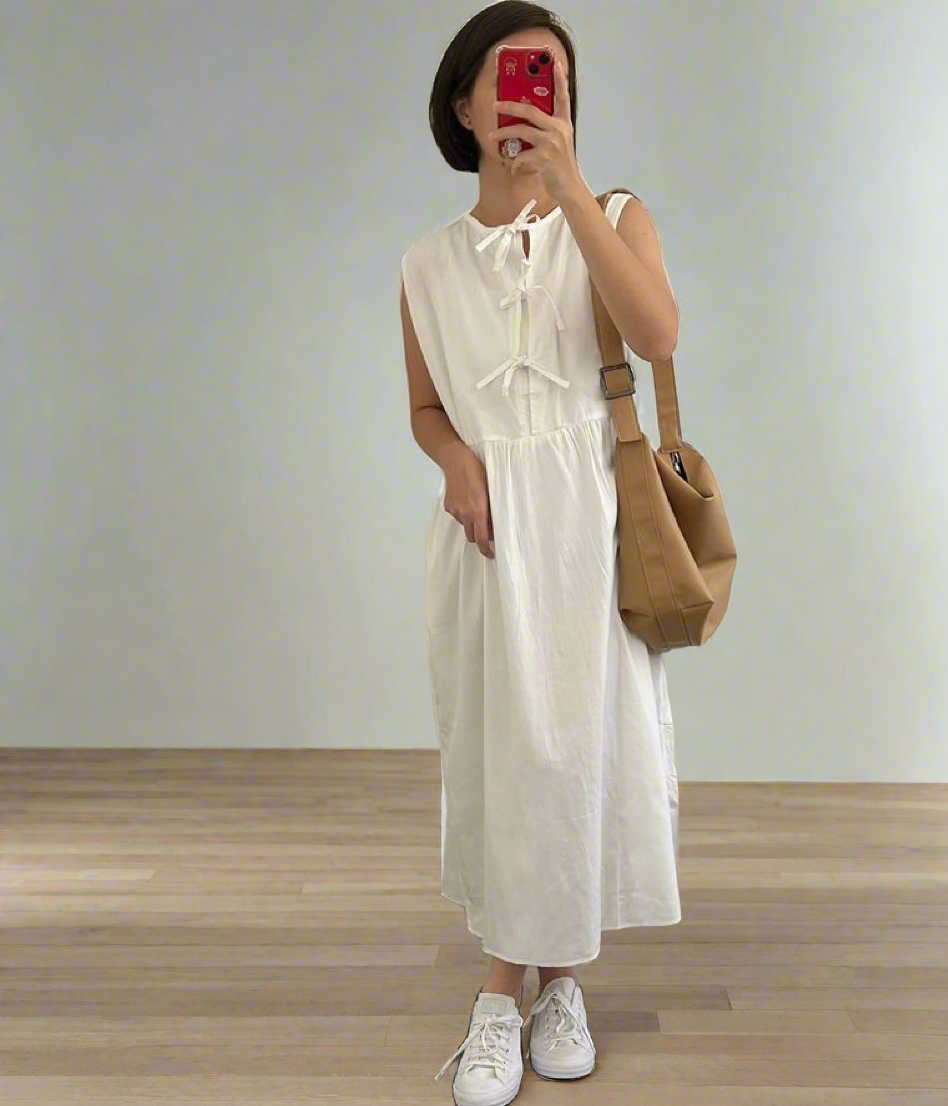 Iman Dress in White