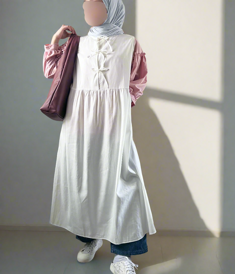Iman Dress in White