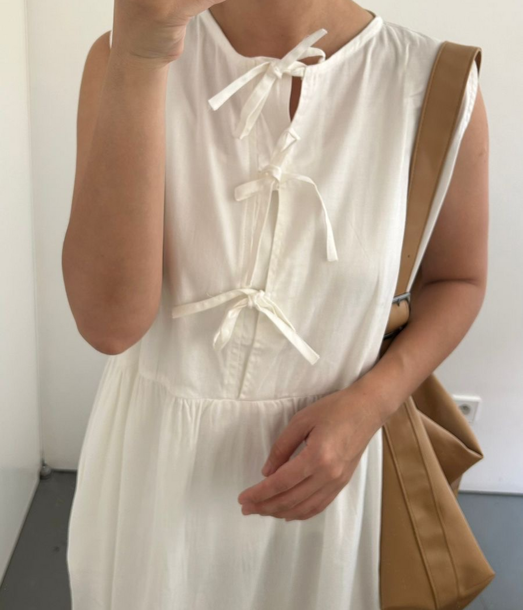 Iman Dress in White