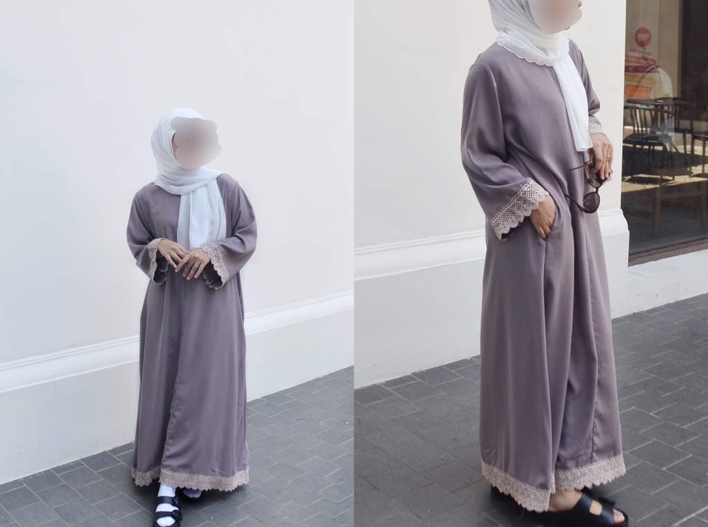 Eliz Jubah Dress (Dusty Lavender)