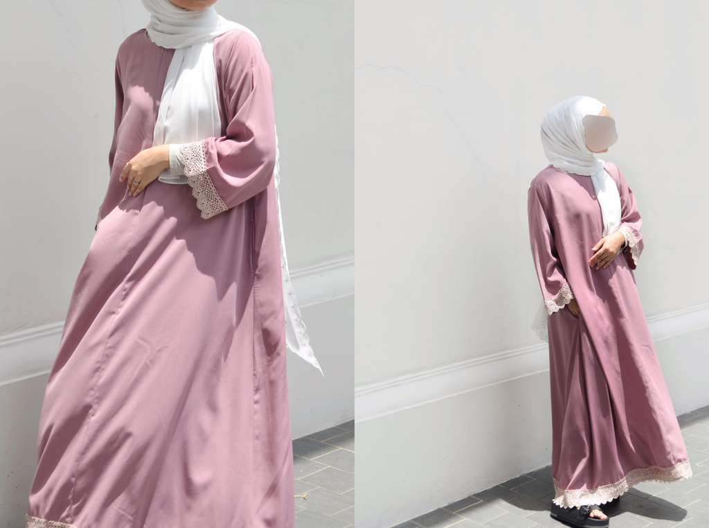 Eliz Jubah Dress (Dusty Rose)